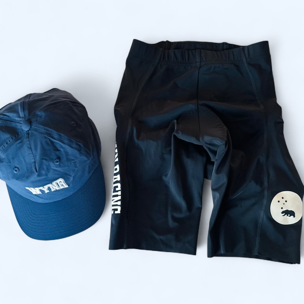WYN Republic Men’s Team Tri Racing Shorts and Hat